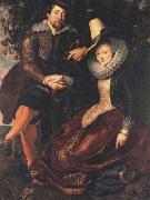 Selbstbildnis mit Isabella Brant in der Geibblattlaube (mk05), Peter Paul Rubens